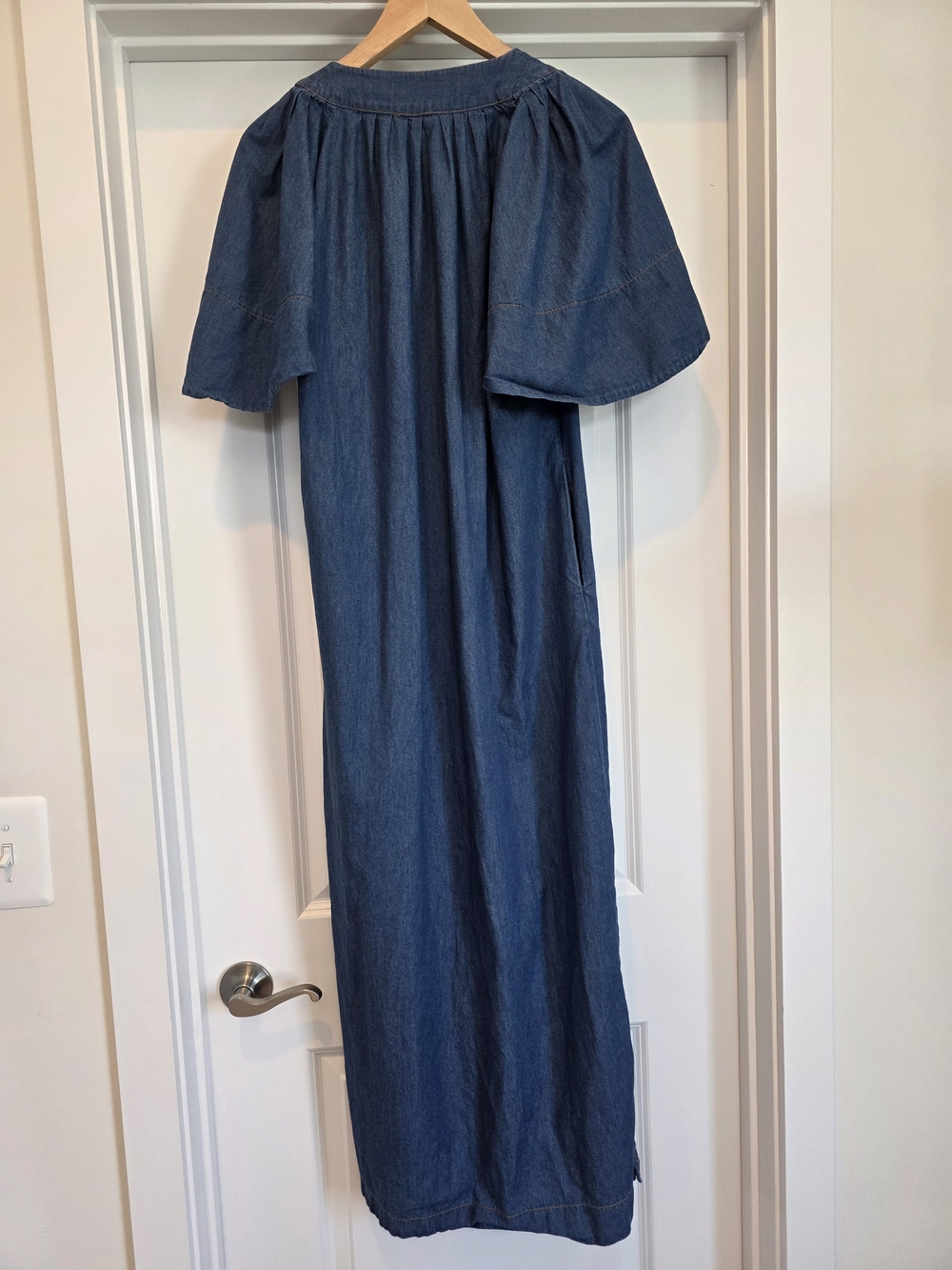 Pomander Place Blue Denim Maxi Dress - Picture 2 of 6